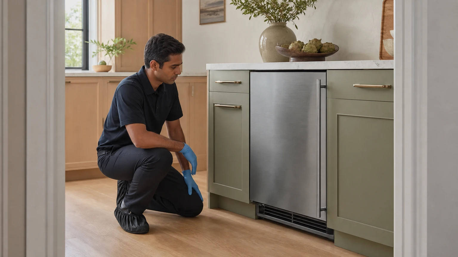 Undercounter ice maker diagnostic visit in Villanova